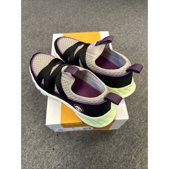 Timberland Mens 10 Solar Wave Slip on Taupe Mesh w/ Blk - Picture 5 of 8